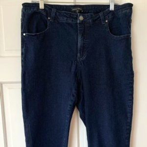 Universal Standard Seine Womens Plus size 16 Stretch Dark Indigo Skinny Jeans